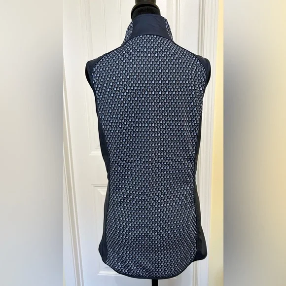 Authentic Masters Women’s Golf Windbreaker Reversible Navy Vest. - Picture 4 of 7